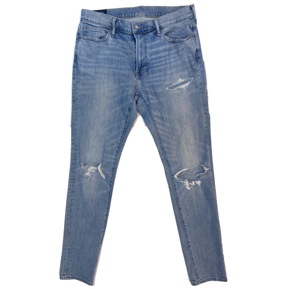 Abercrombie & Fitch Felix Super Skinny Stretch Distressed Jeans Size 34x32